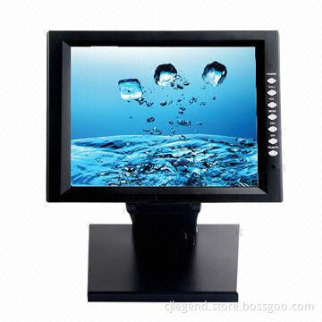 12.1-inch Plastic Case TFT LCD Touch Monitor with HDMI® and VGA Input, 500:1 Contrast